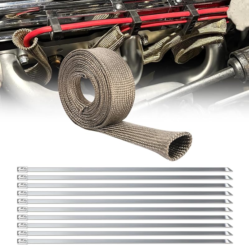 Manta de proteção térmica para cabos de vela Nilight 1,91 cm x 3,05 m – 1 rolo
