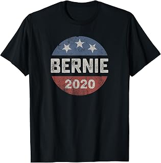 Bernie 2020 Vintage Button Bernie Sanders T-Shirt