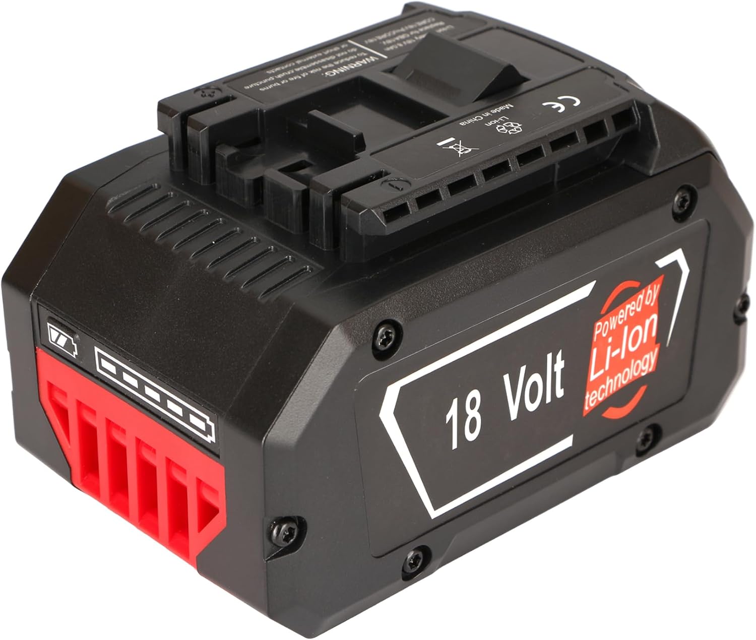 Rechargeable Li-ion Battery Pack BOS18B1 Replacement for 18V Battery BAT609 BAT609G BAT618 BAT618G 3601H61S10 Compatible with Cordless Tools GSB18VE-2-LI GSR18VE-2-LI GSR18V-LI (4000mAh)