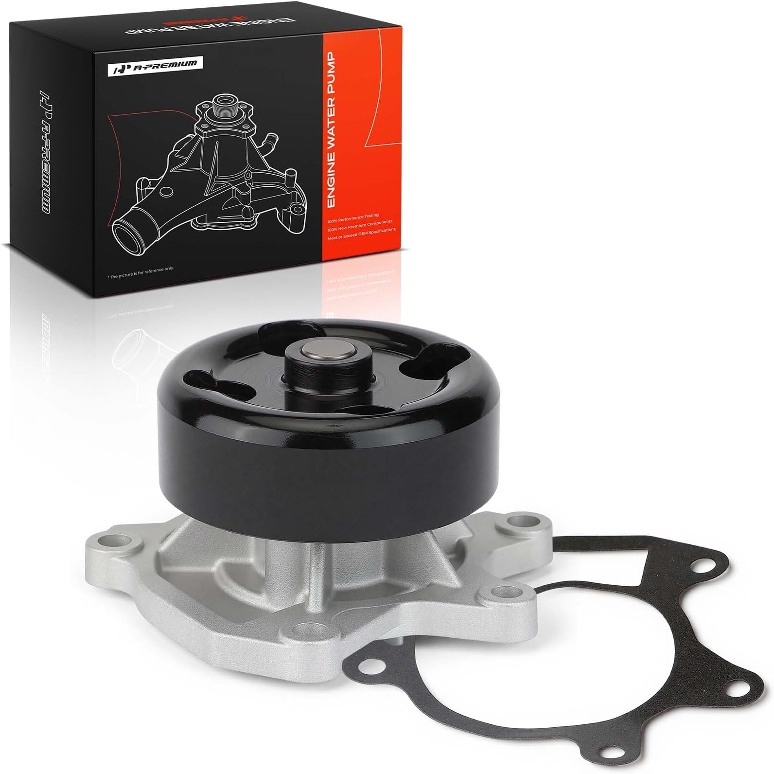 Engine Water Pump with Gasket & Pulley Compatible with Nissan Altima 2019-2020 Sentra 2013-2019 Juke 2011-2017 Kicks Rogue Sport 2017-2020