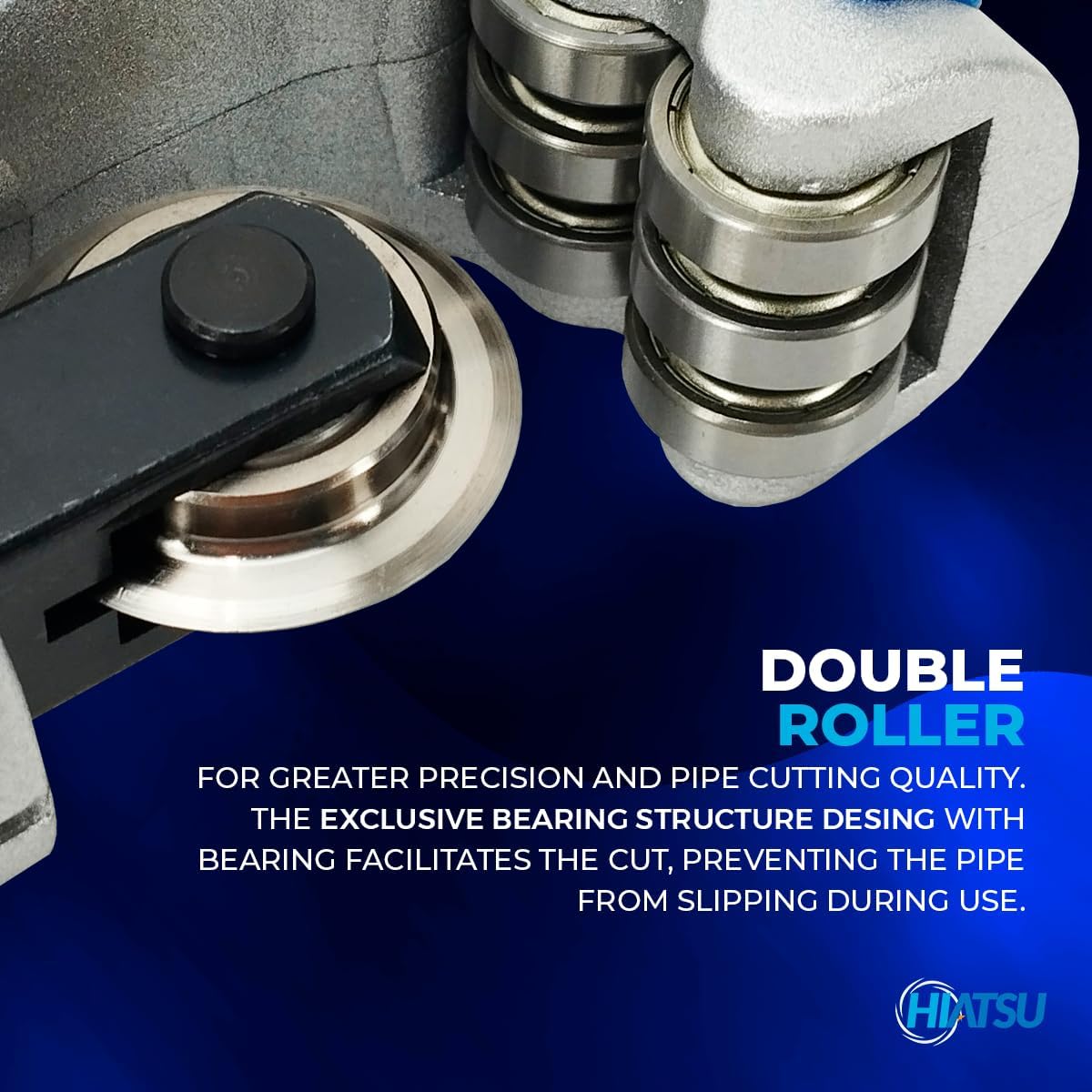 Hiatsu CTH-114 Professional Tube Cutter 3/16" 1/4" 3/8" 1/2" 5/8" 3/4" 7/8" 1" 1-1/4" Premium, Fast Clean Cut Tool for Copper, Brass, Aluminum, PVC, Plastic Pipes, Refrigeration