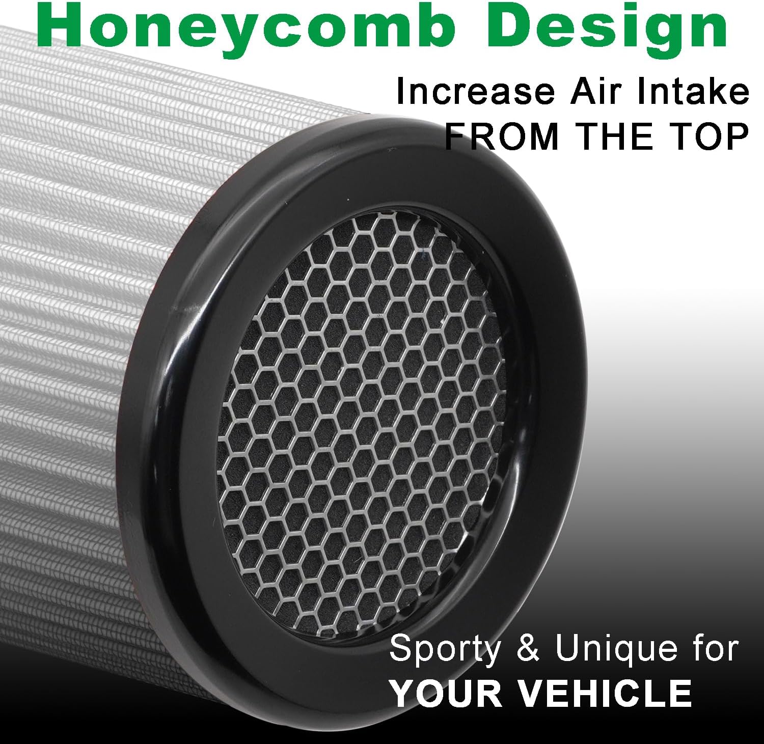 4 inch Cone Intake Filter for Engine Cold Air Inlet 76mm 89mm 101mm Performance Filters Universal for Racing Sport Car 3 Sizes in 1