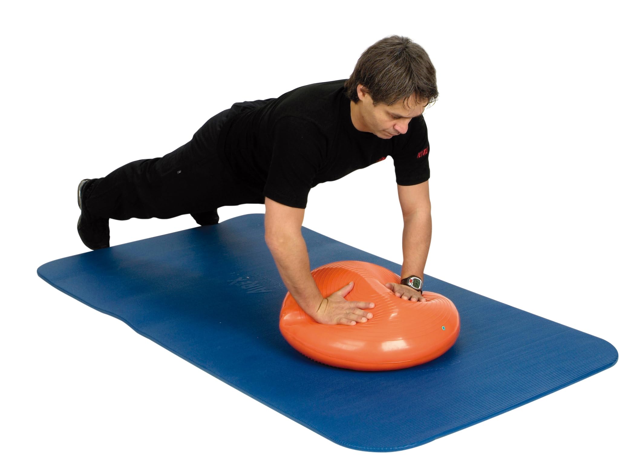 Gymnic Disco Sport Cuscino propriocettivo grande Ø 60 cm con superficie massaggiante per esercizi di equilibrio, motricità, recupero funzionale e training posturale