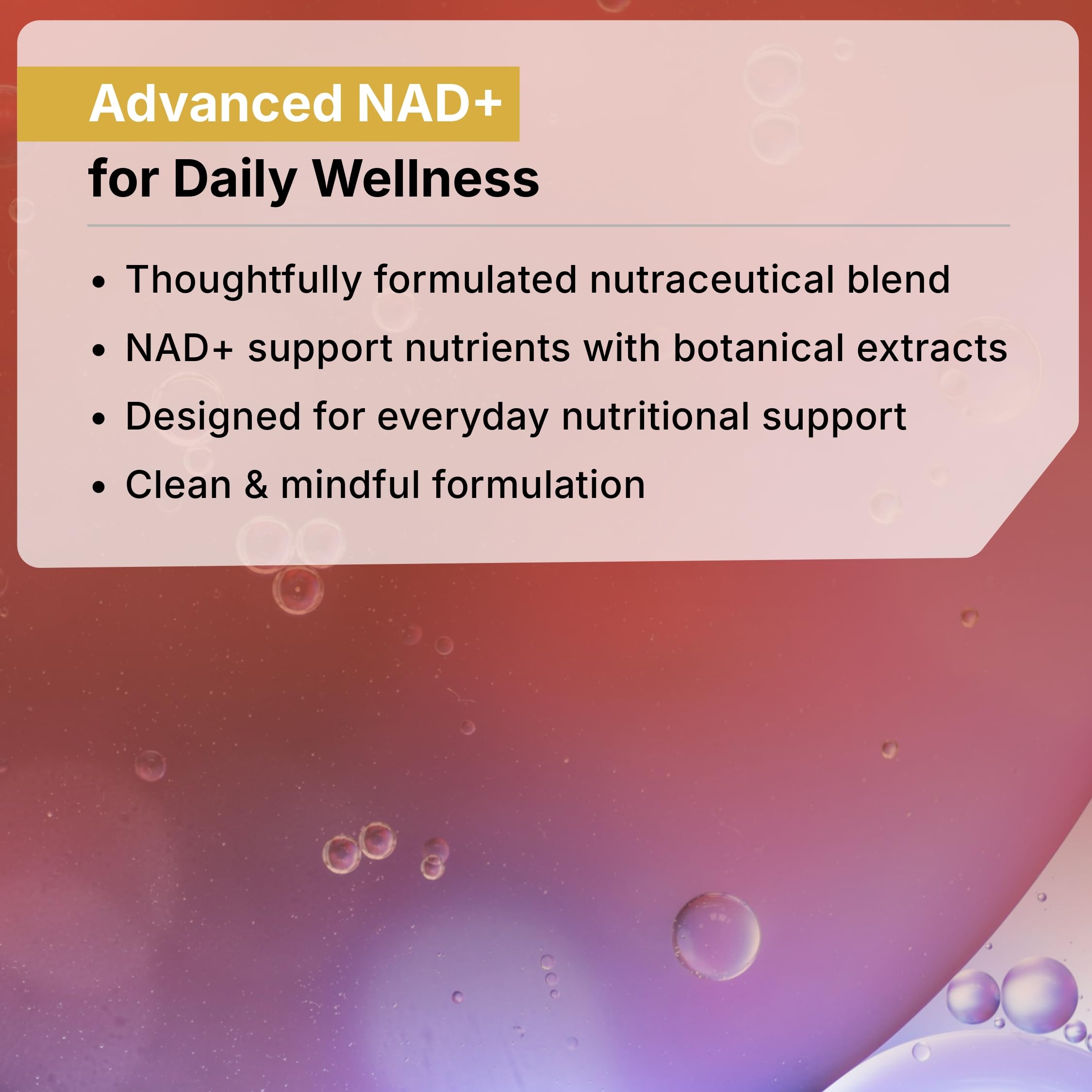 Biotex NAD+ Capsules with CoQ10 (Ubiquinol), Ashwagandha & Arjuna | Nutraceutical Supplement for Daily Wellness & Energy Support | For Men & Women | 30 Veg Capsules — Amazon image 5