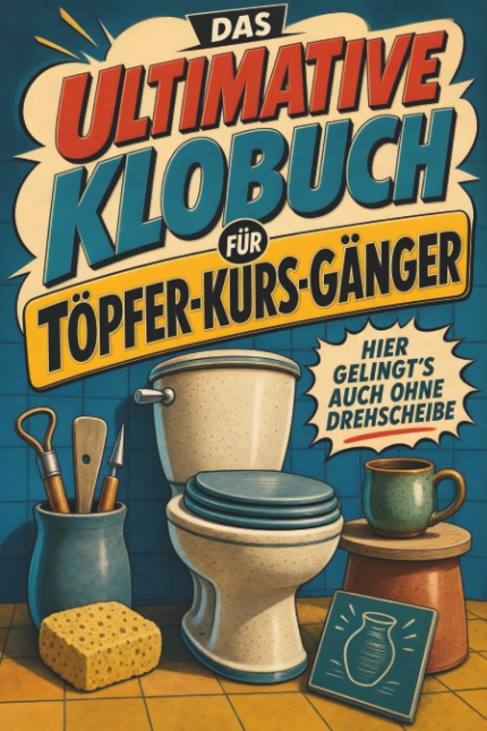 Das ultimative Klobuch für Töpfer-Kurs-Gänger: Hier gelingt's auch ohne Drehscheibe. Lustiges Geschenk für Fans von Töpfern, Keramik und Ton-Abenteuer