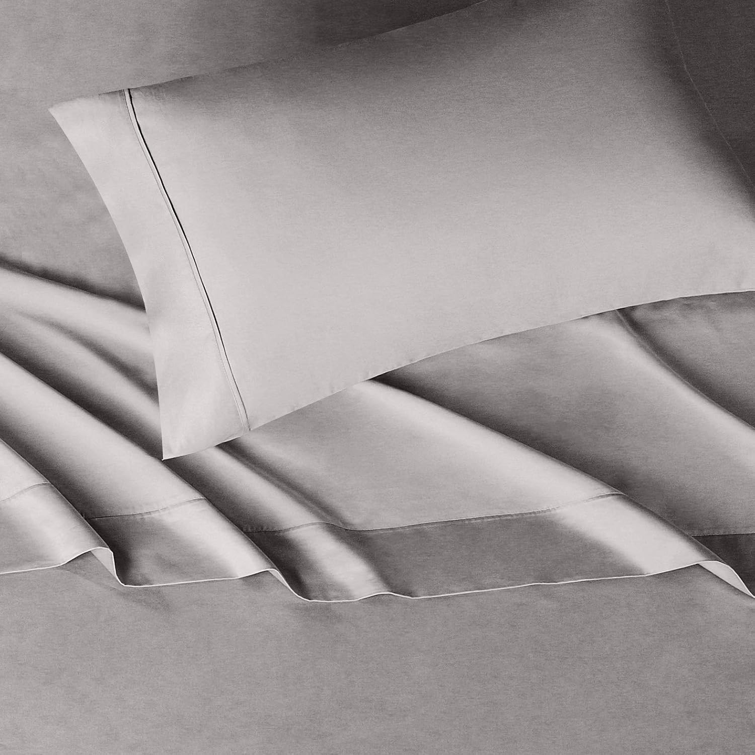 Amazon Basics 1100TC Luxury Easycare Sheet Set - Full, Dark Grey