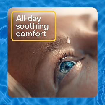 TheraTears Dry & Tired Eye Drops, Preservative-Free Vials, 30 Ct | Preservative-Free Eye Drops for Dry Eye Relief & Daily Eye Care, Single-Use Vials, All Day Soothing Comfort