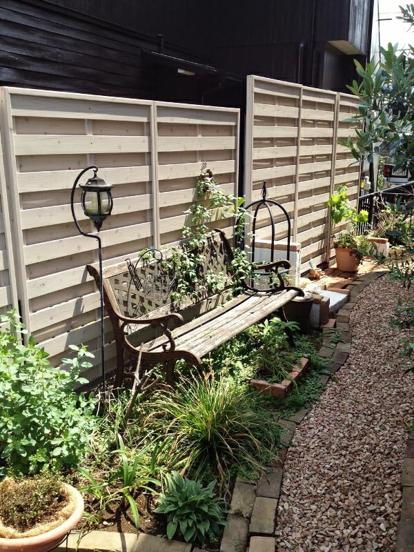 ブラウン フェンス 200㎝×170㎝ 4枚セット