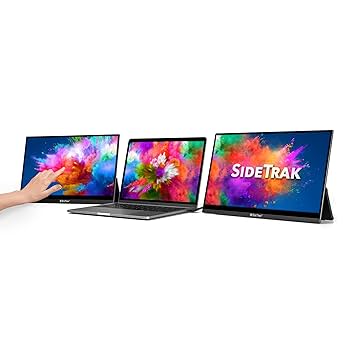 Amazon.com: SideTrak Solo Pro Triple Touchscreen Portable