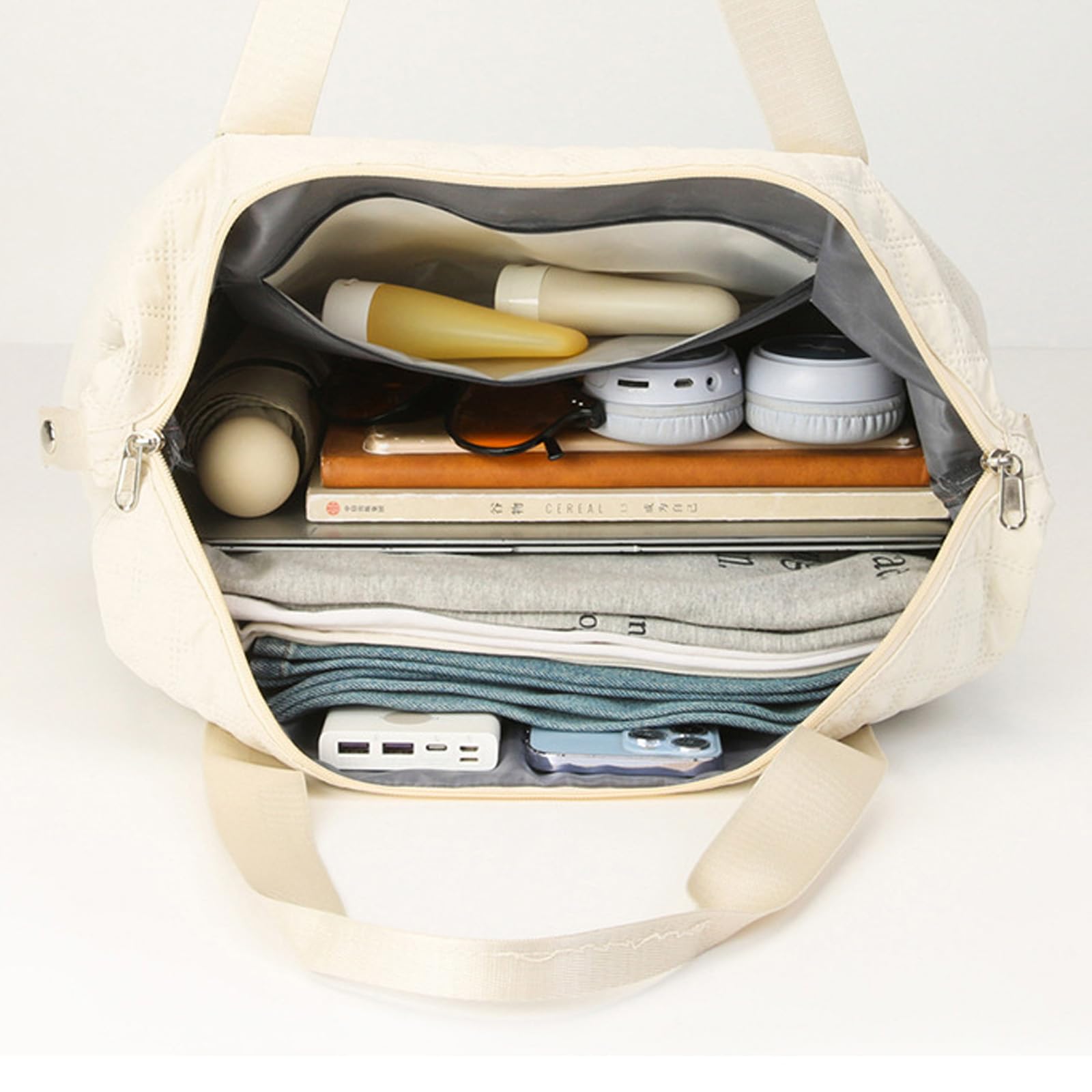 Bolsa de viaje con ruedas, expandible, bolsa de gimnasio, bolsa de fin de semana, bolsa de equipaje de gran capacidad, bolsa de fitness plegable, Black