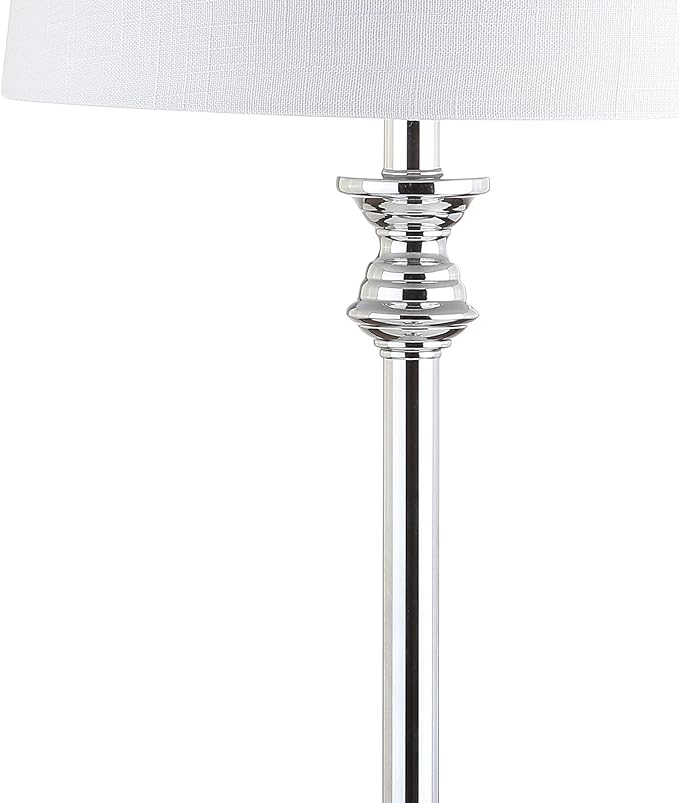 Juego de 2 Lámparas de Mesa LED 33" Cristal y Cromo miniatura 5