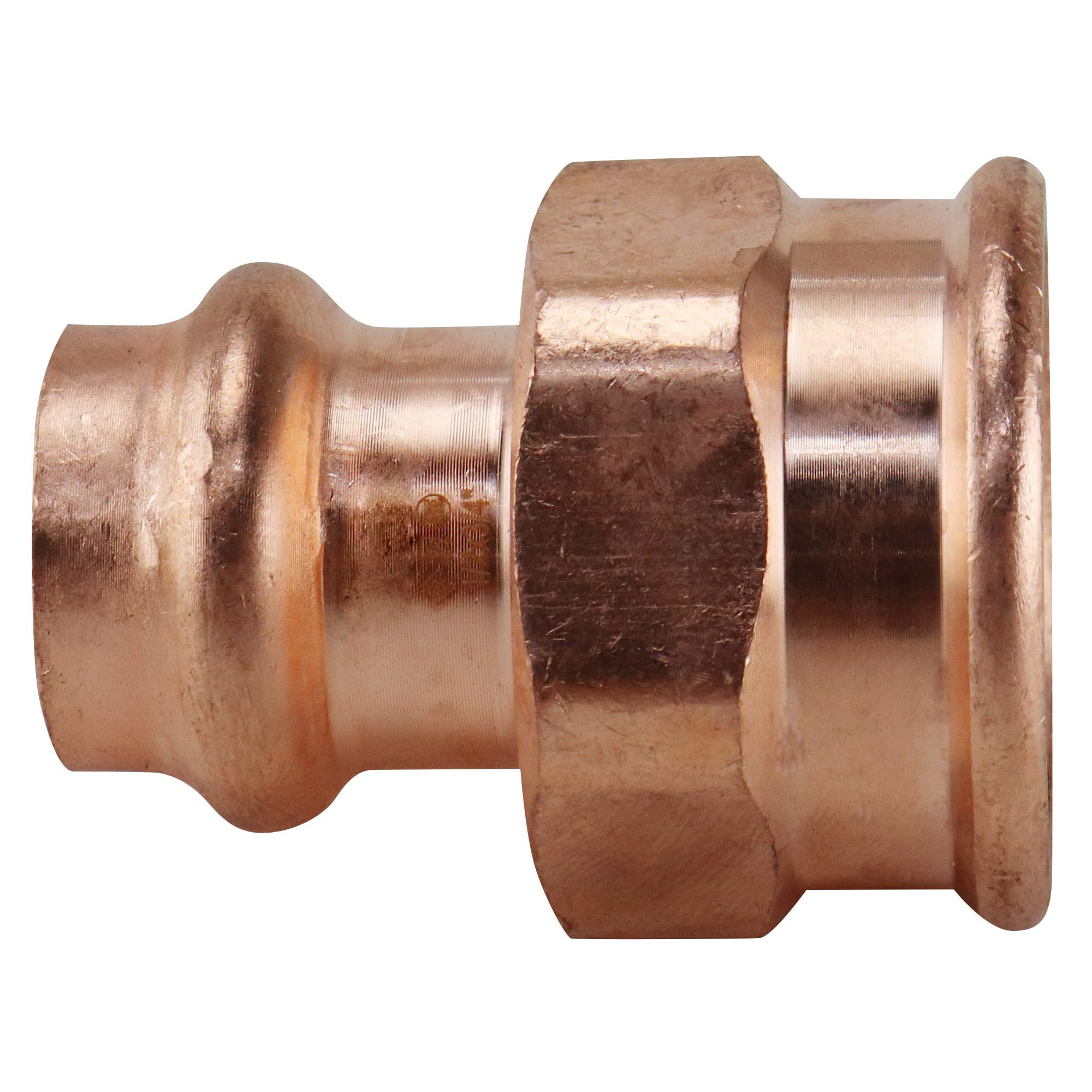 1/2 in. x 3/4 in. Copper Press x FPT Pressure Female Adapter