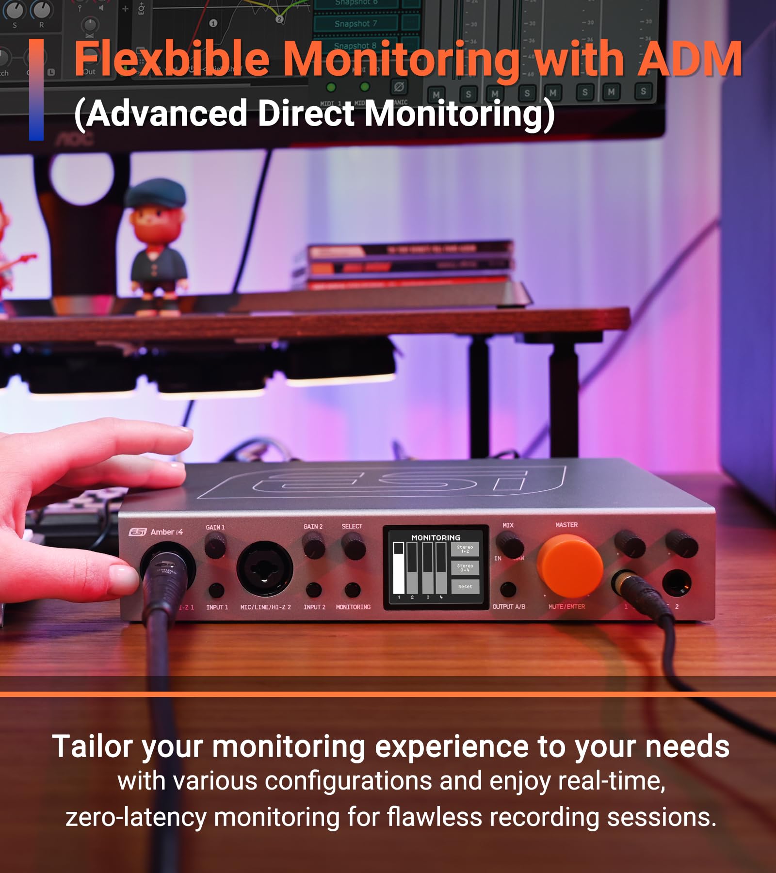 DTM・DAW ESI Amber i4 Amazon.com: ESI Amber i4 – USB Audio Interface for Producers