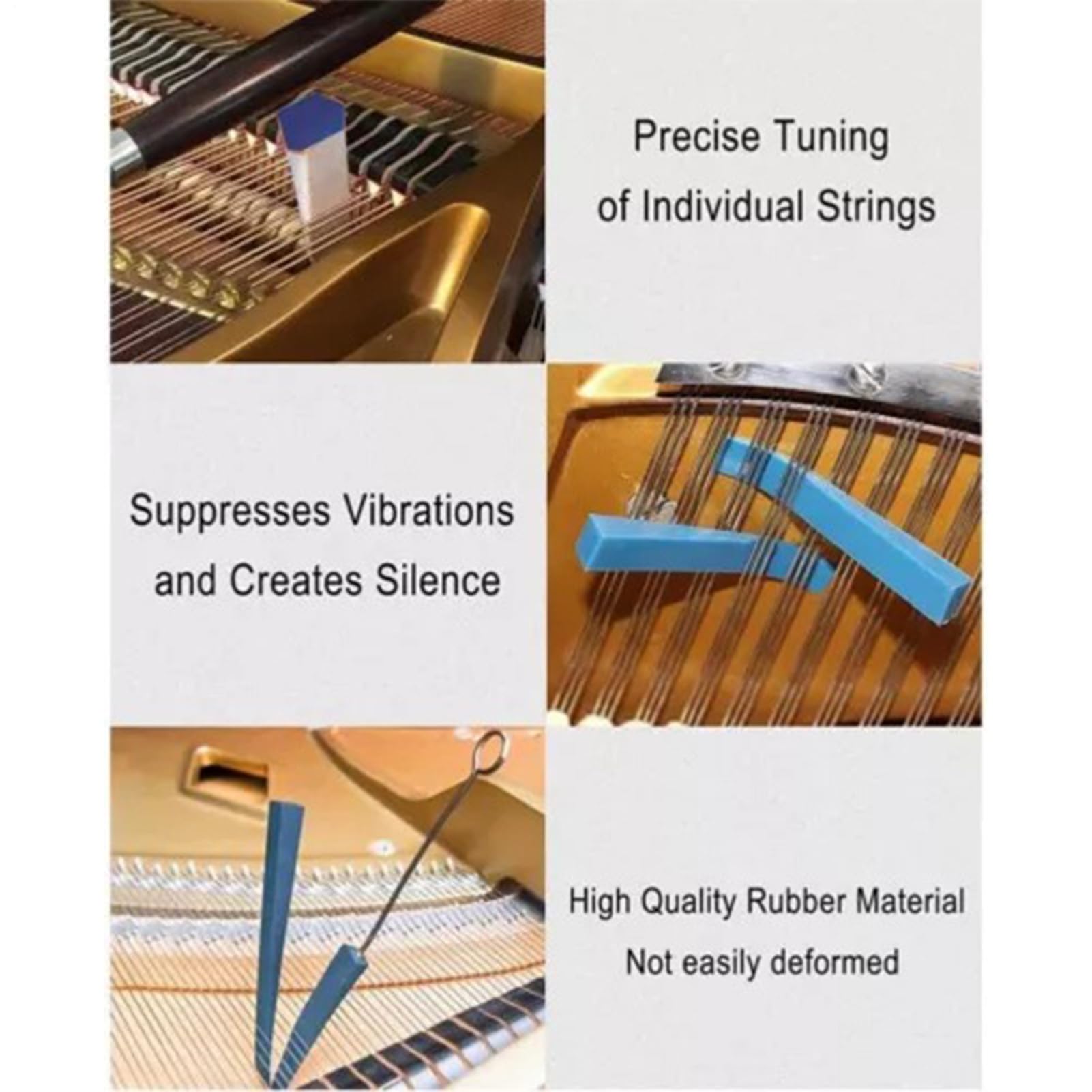 Kit de afinador de piano, de afinación de piano Kit de afinación de piano | Herramientas para afinar pianos, accesorios para piano para el hogar, ofici