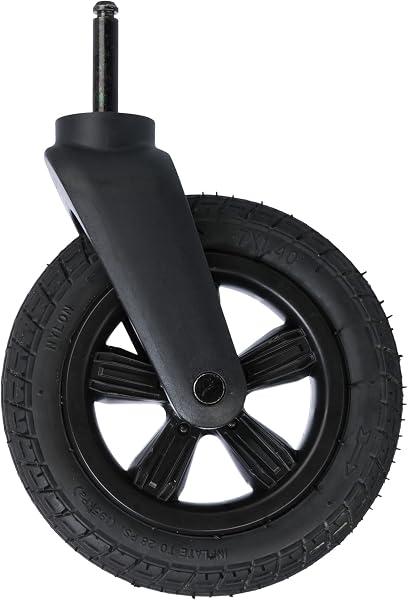 Roue Avant Trixie pour remorques vélo (12794/12796/12798) - Fonction Quick Click - Articulation à 360° - Pneus en Caoutchouc - 12795 - 1