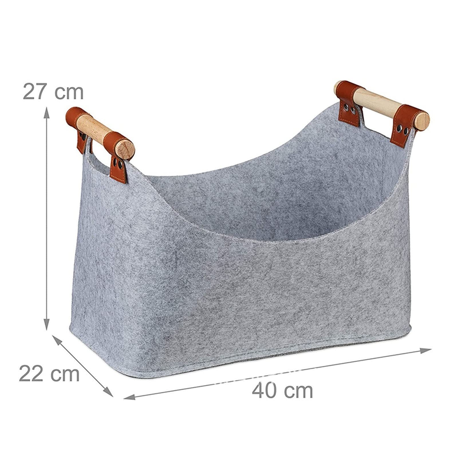 Borsa Per Legna Da Ardere Sacchetto di feltro Legna da ardere Carrier Persone Sacchetto Pocket Pocket Pocket Tasca Legna da ardere for il trasporto di legno a casa o in campeggio Borsa Per Legna Da Ar