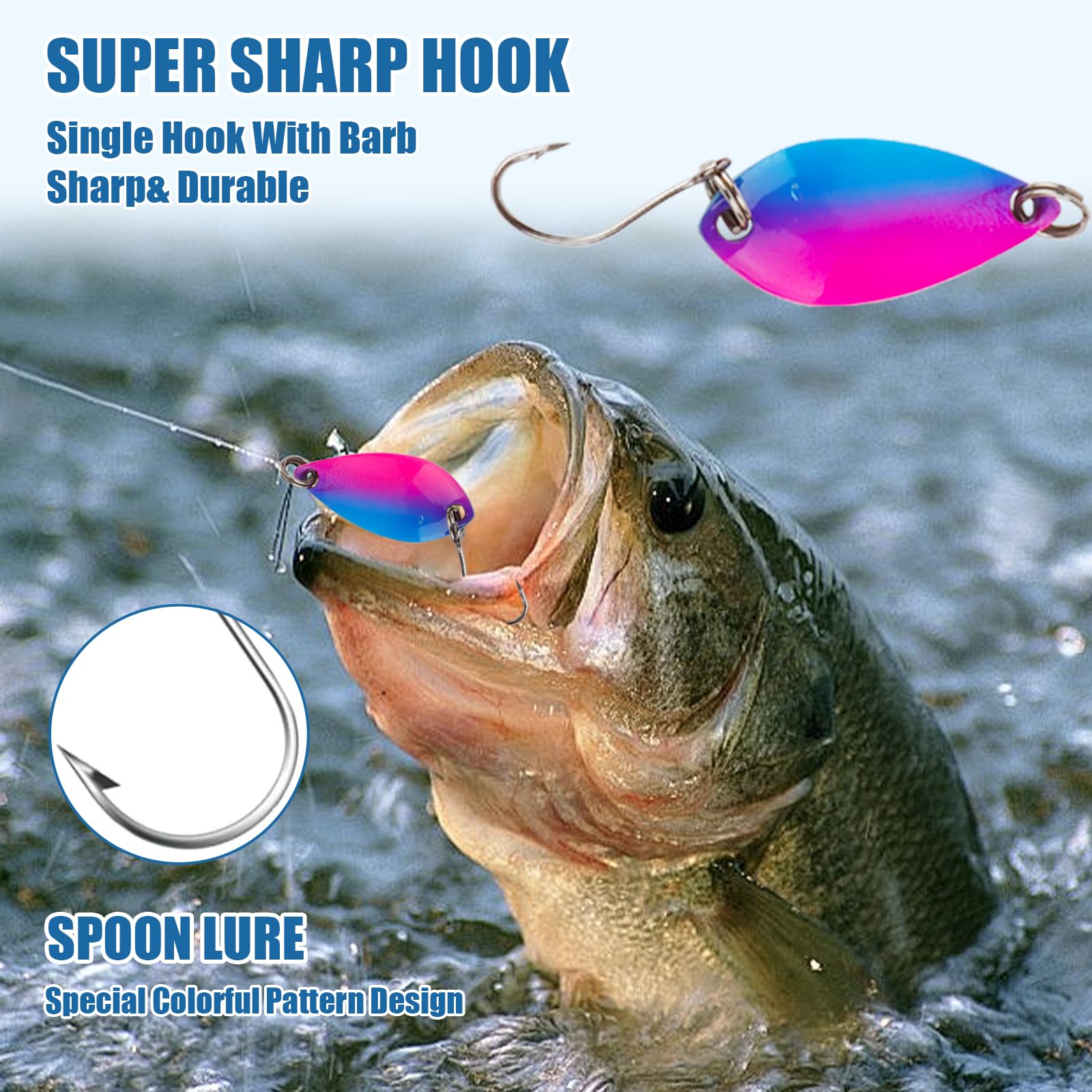 12 Cucchiaini Da Pesca Esche 5g - Per Trota, Luccio E Persico - Foto 9