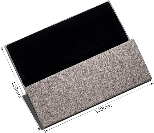 Miniatura 4 de Funda plegable para lentes que se pliega para llevar cuero y se cierra con imanes