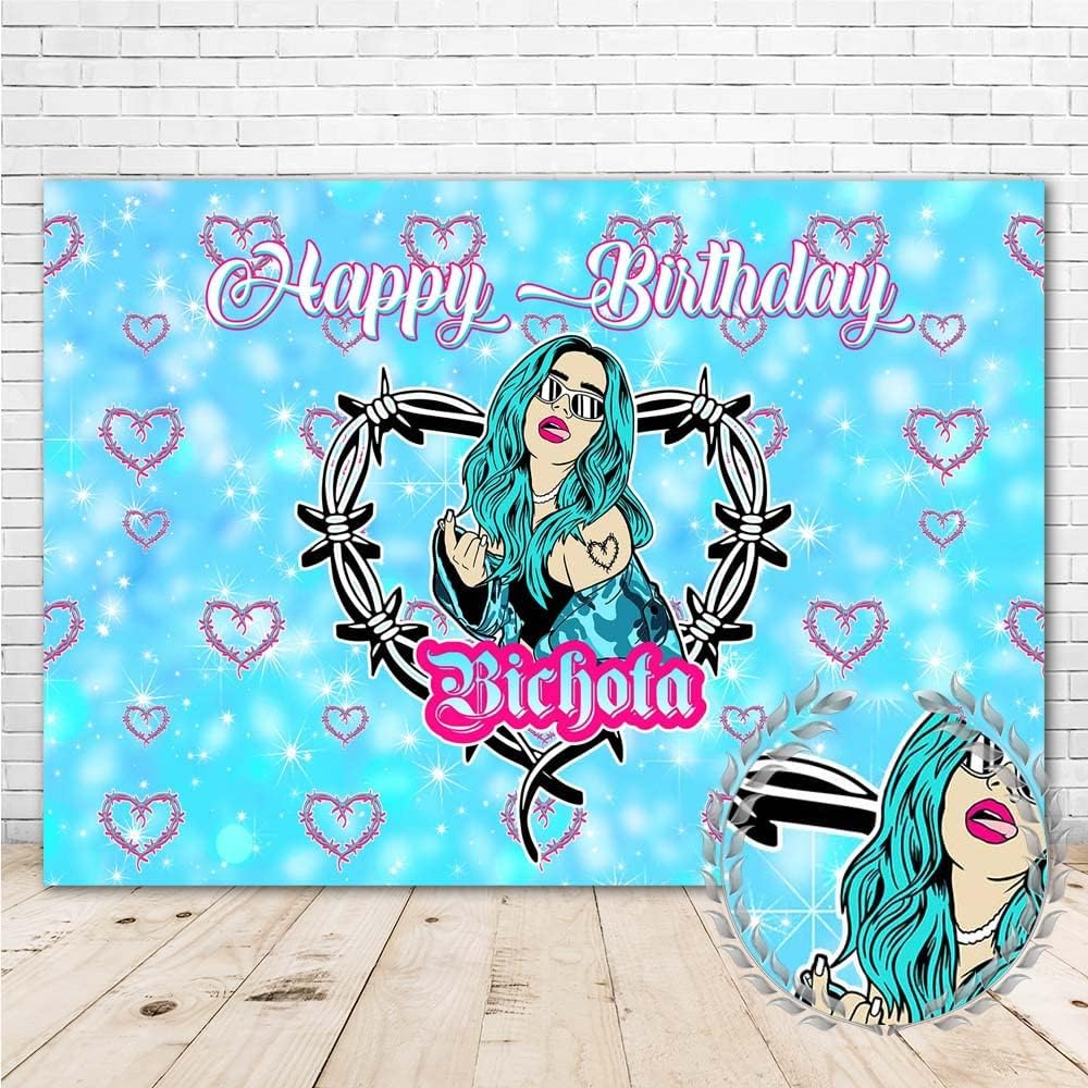 Karol G Birthday Party Decorations 7X5ft Karol G Happy