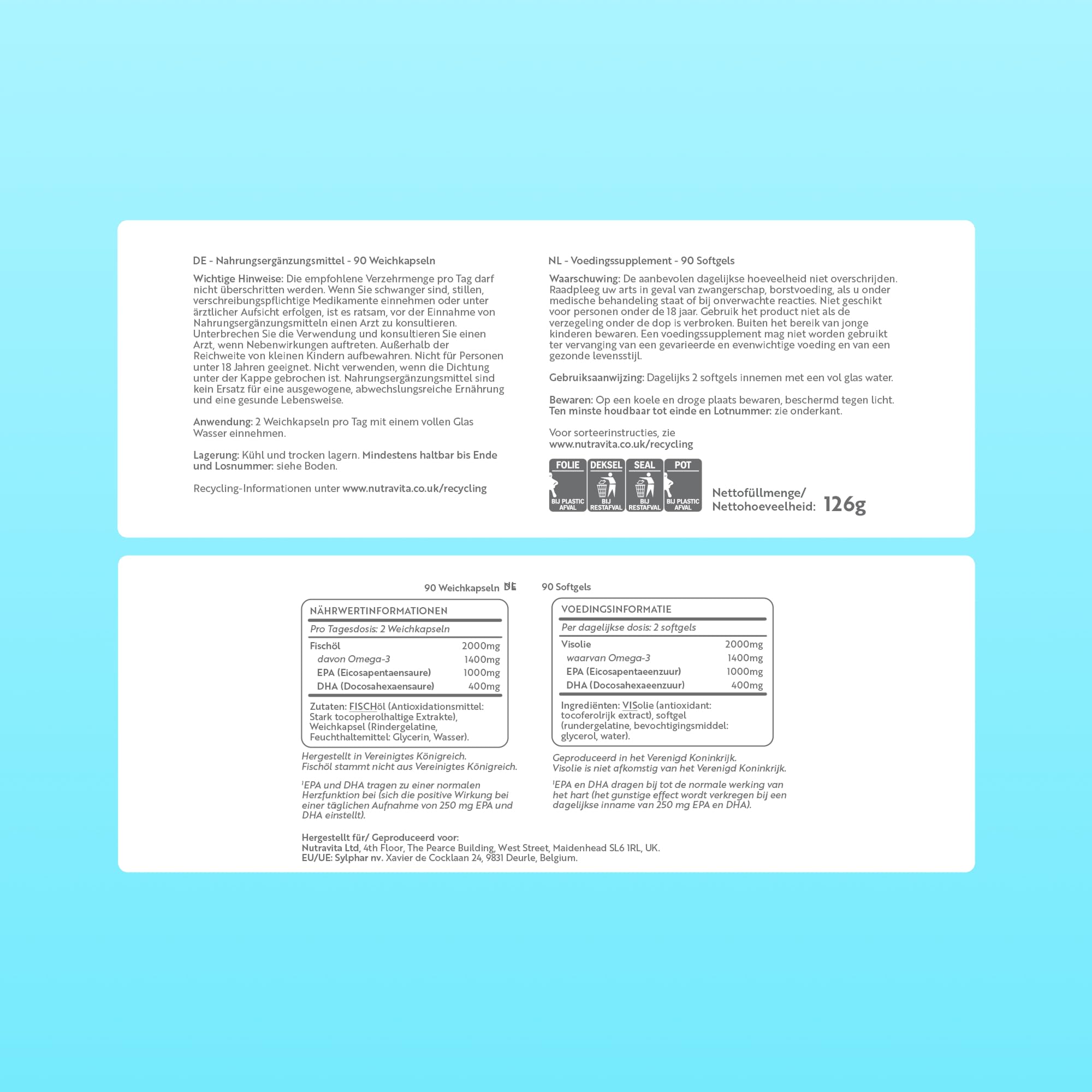 Nutravita Superfestes Omega-3-Fischöl 2000 mg – Ansicht 13