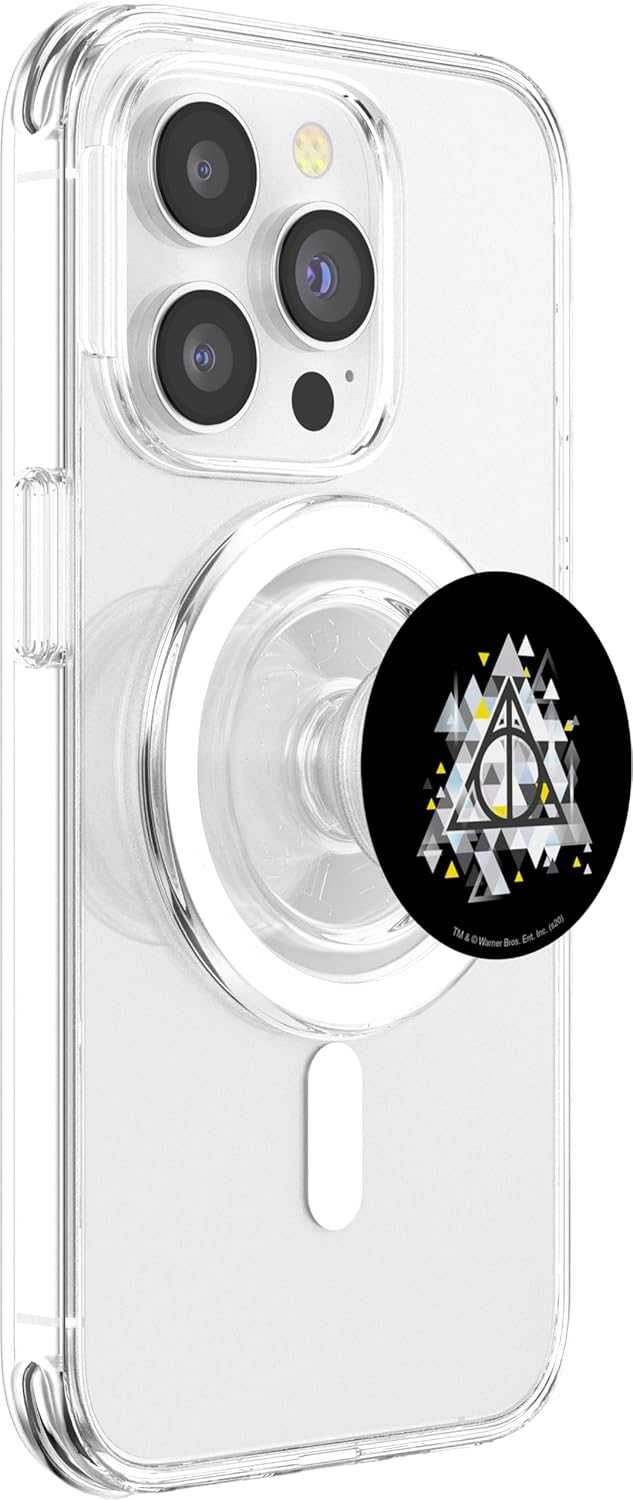 Harry Potter Geometrical Deathly Hallows PopSockets MagSafe PopGrip for iPhone