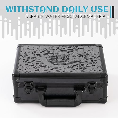 Miniatura 5 de Metal Coin Case Contains 40 Pcs Clear Plastic Coin Capsules, up to 46mm Coin Collection American Silver Eagle Liberty Coin &JFK Half Dollar &Bitcoin