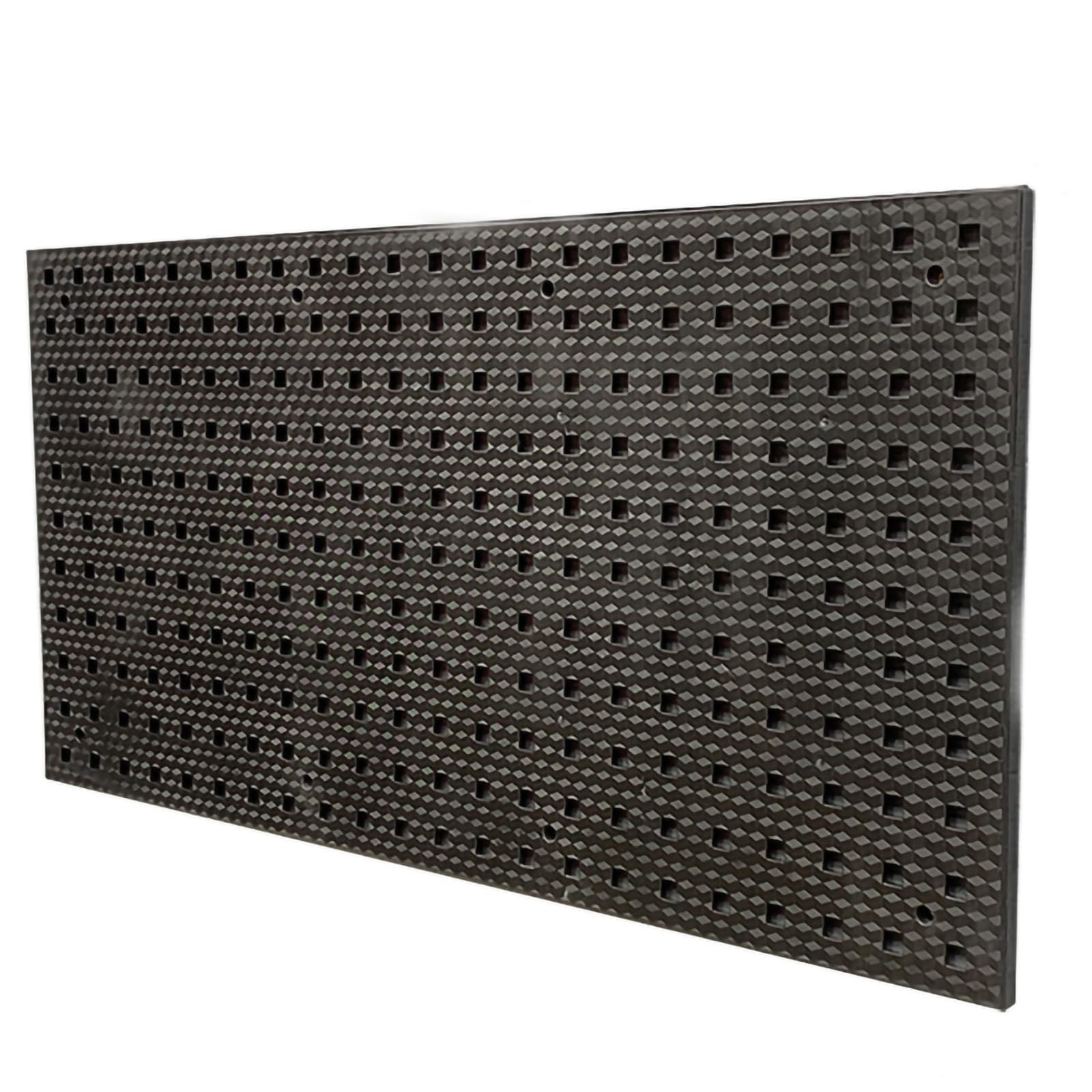 Genérico Estante de Almacenamiento de Tablero Perforado con 20 Ganchos, Estante para Herramientas de Montaje en Pared para Manualidades de Bricolaje, Estante de Panel de Almacenamiento de Garaje con