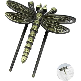 Vintage Buchclip Antik Bronze Buchseitenhalter Journal Clips zum  ffnen des Tagebuchs Metall Lesezeichen Geschenke f r Leser Buchliebhaber Schriftsteller Buchclub Libelle