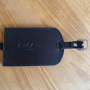 AMAN TOKYO アマン東京　ラゲージタグ 荷物タグ ネームタグ　ネイビー AMAN TOKYO 荷物タグ ラゲージタグ ネイビー Amazon.co.jp