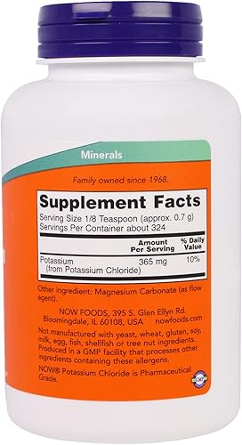 Miniatura 2 de Now Foods Polvo de cloruro de potasio., 1450, 2