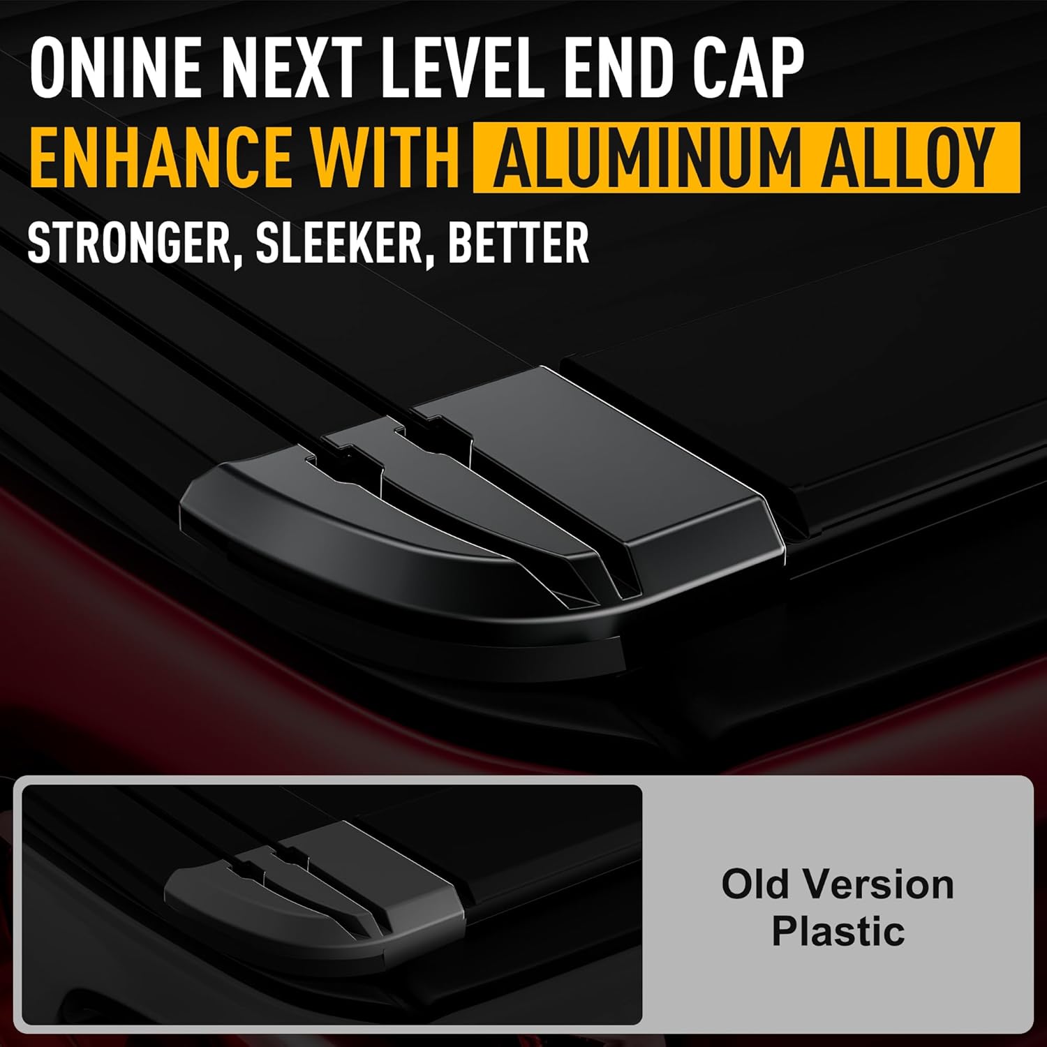 ONINE Low Profile Pull-Lock-Go Retractable Hard Tonneau Cover Custom fit 2019-2026 Dodge Ram 1500 5.7ft Bed (67"), Dual T-Slot Design Compatible for Roof Racks and Crossbars