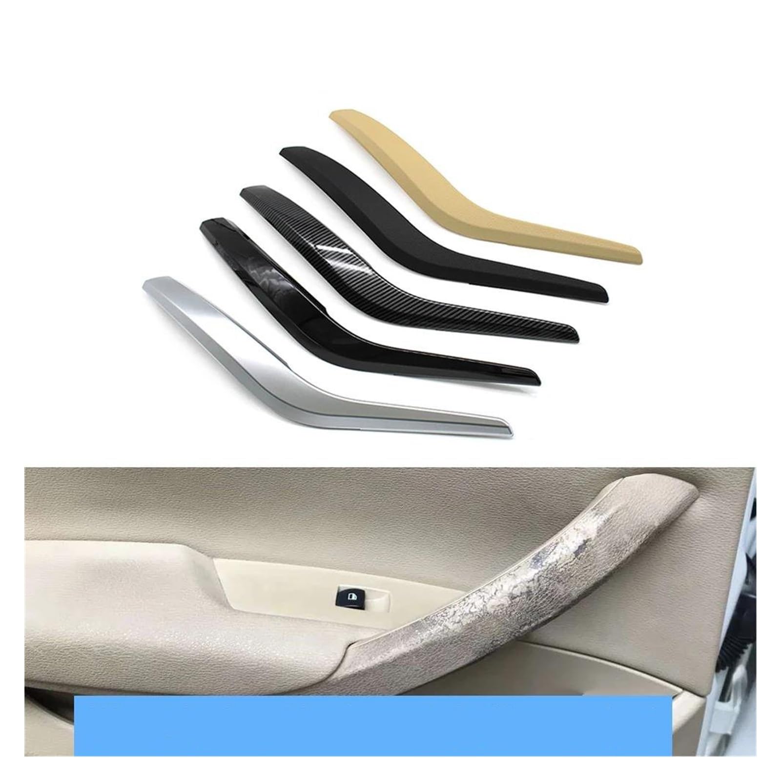 Maniglia Interna Apriporta Posteriore Sinistra Per Alfa Romeo Giulietta Dal 2010 - Cromata Satinata - Foto 8