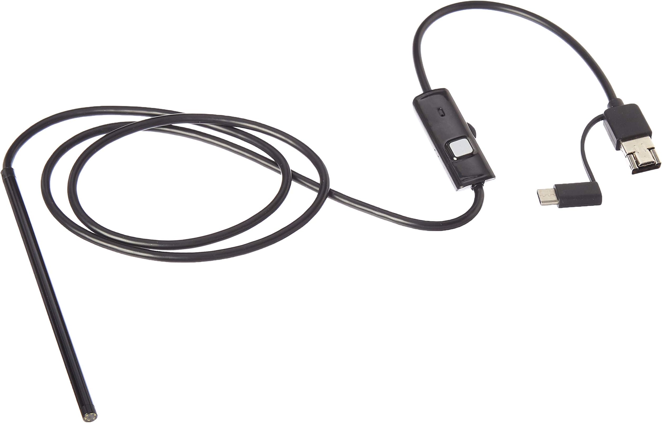 YASSUN USB Endoscope - Ear Cleaning Endoscope Inspection Camera Digital Ear Camera with 6 LED Lights for Micro USB and USB-C Android Devices, Windows and MAC PC Computer