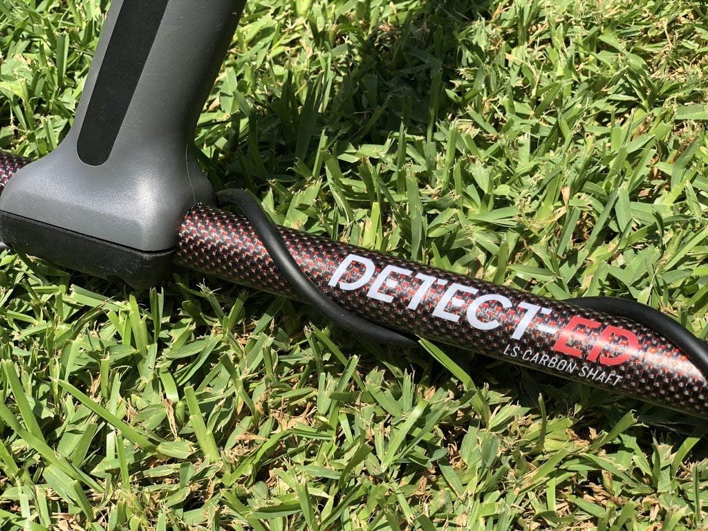 Red Belly LS Carbon Fiber Shaft for Minelab Equinox Metal Detector