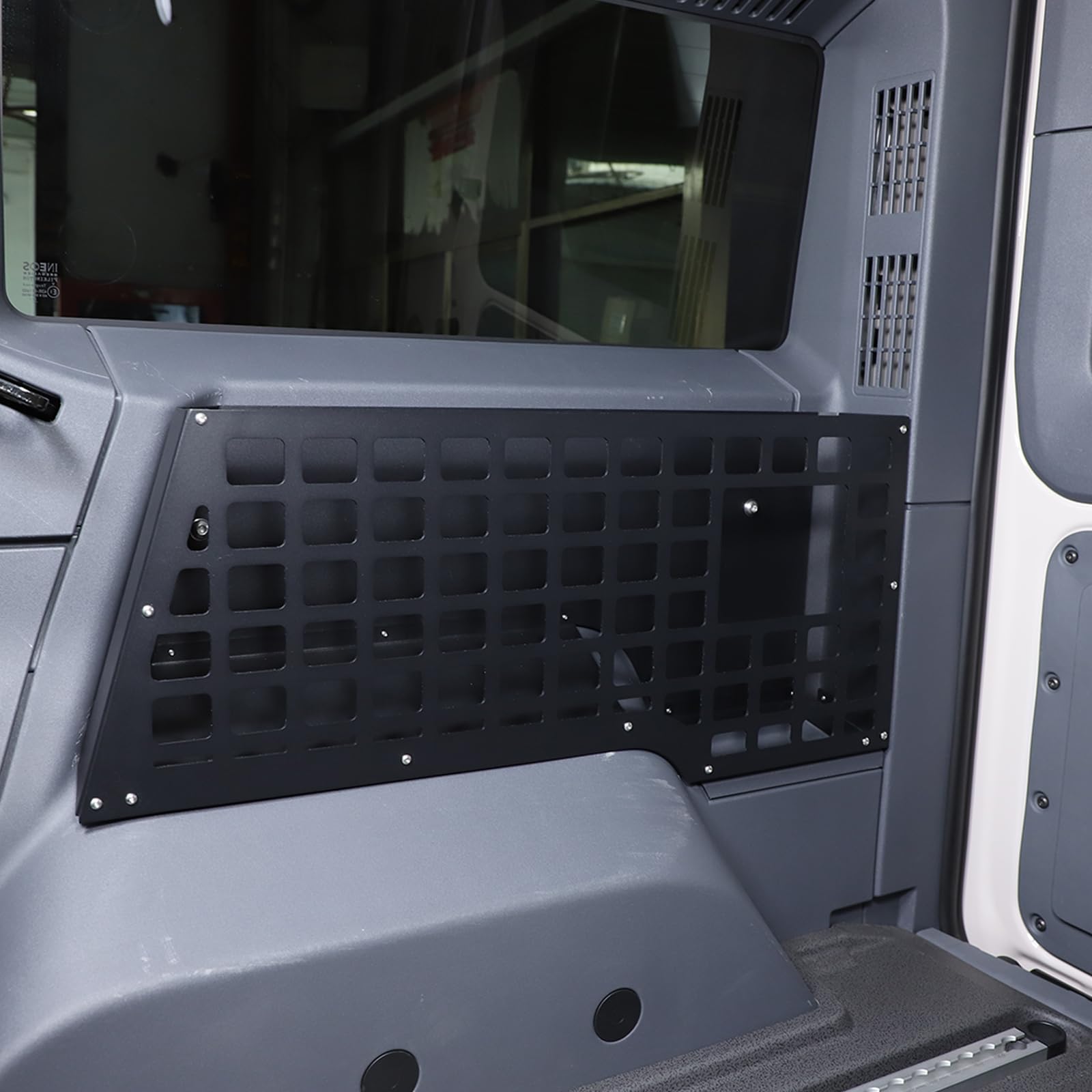 PIUGILH Auto Kofferraum Aufbewahrungskorb Geeignet für INEOS Grenadier 2020-2024,Kofferraum Organizer,Gepäckkorb,Aluminiumlegierung,Auto Interieur Innendekoration Zubehör (rechts)
