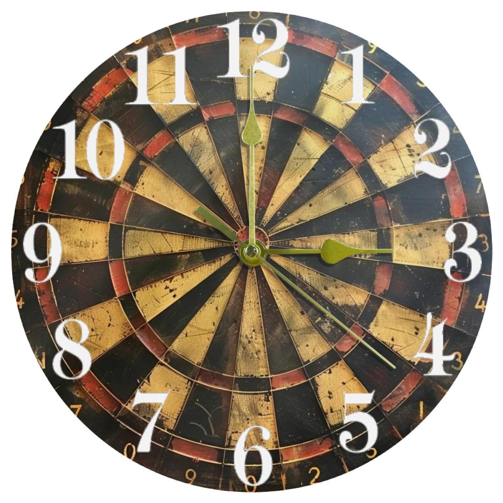Horloge murale rétro à quartz silencieuse pour un repère temporel fiable et épuré