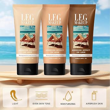 Body Coverage Perfector Waterproof, Full Coverage Tattoo Cover Up Cream, Leg & Body Makeup Concealer Foundation for Natural Daily Skin Tone Evening