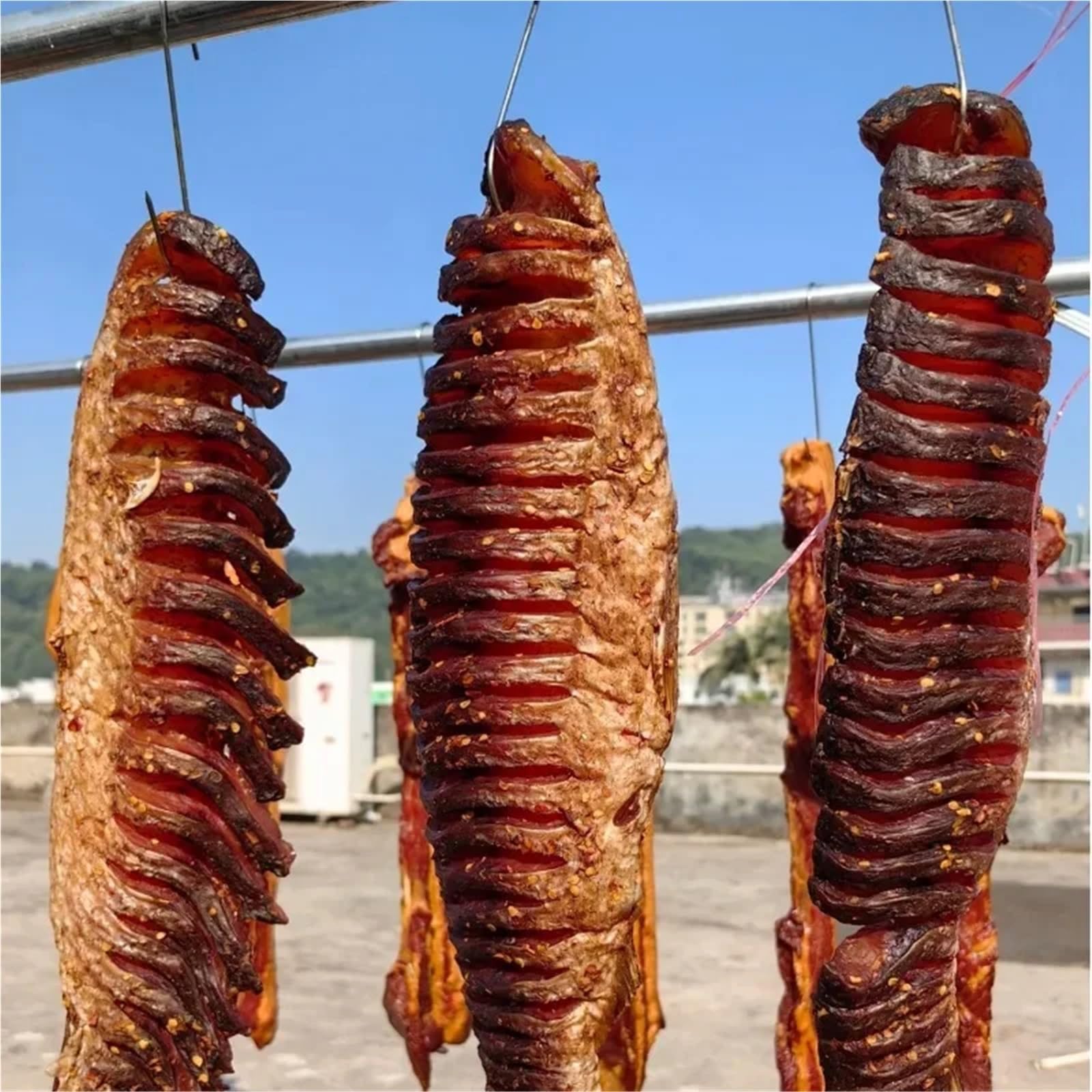 100 ganchos en forma de S acero inoxidable con punta afilada for colgar carne cocina, carnicería, barbacoa y utensilios repostería para Procesamiento de Carne(15CM)