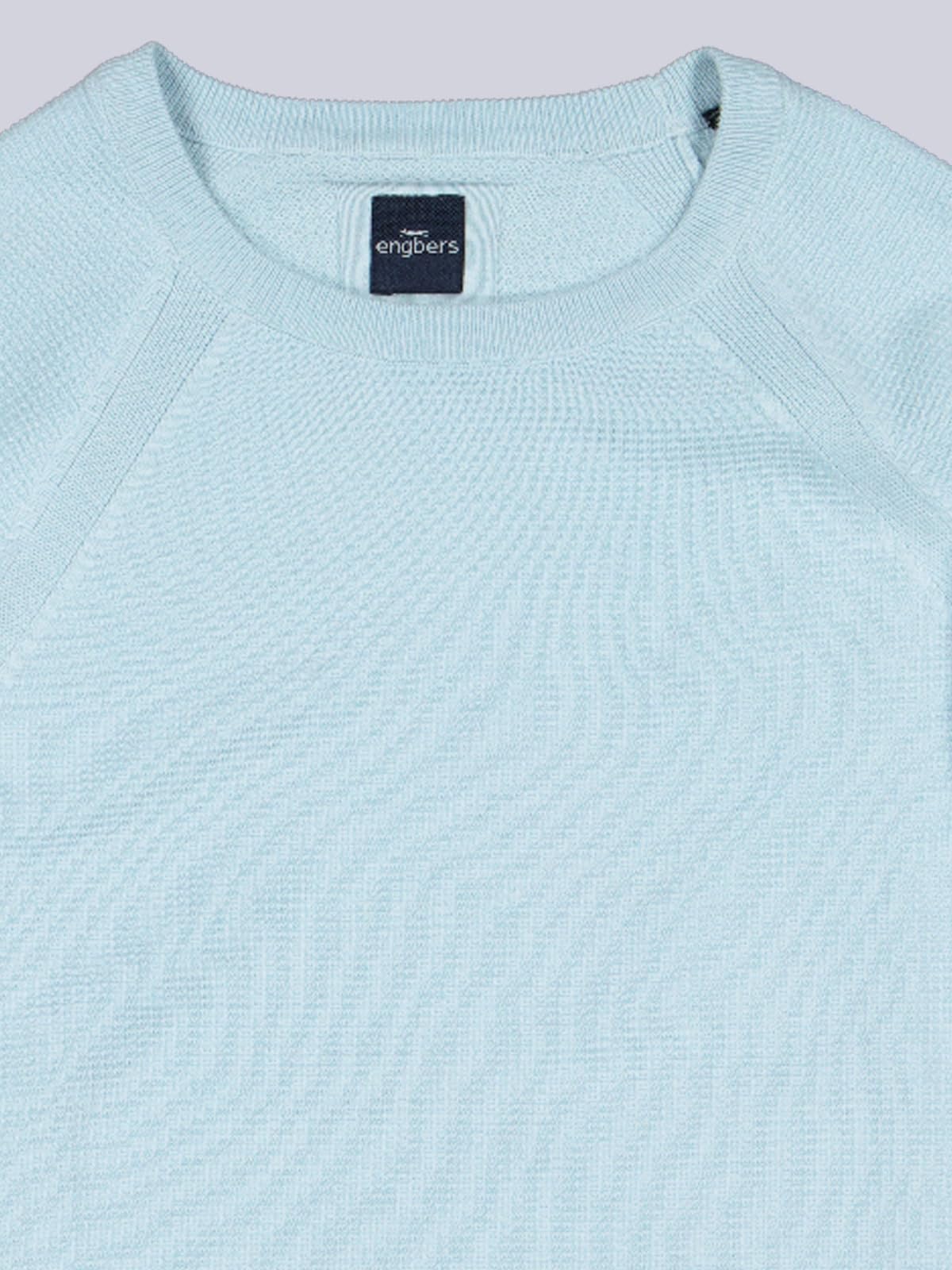 engbers Herren Pullover Rundhals, Hellblau