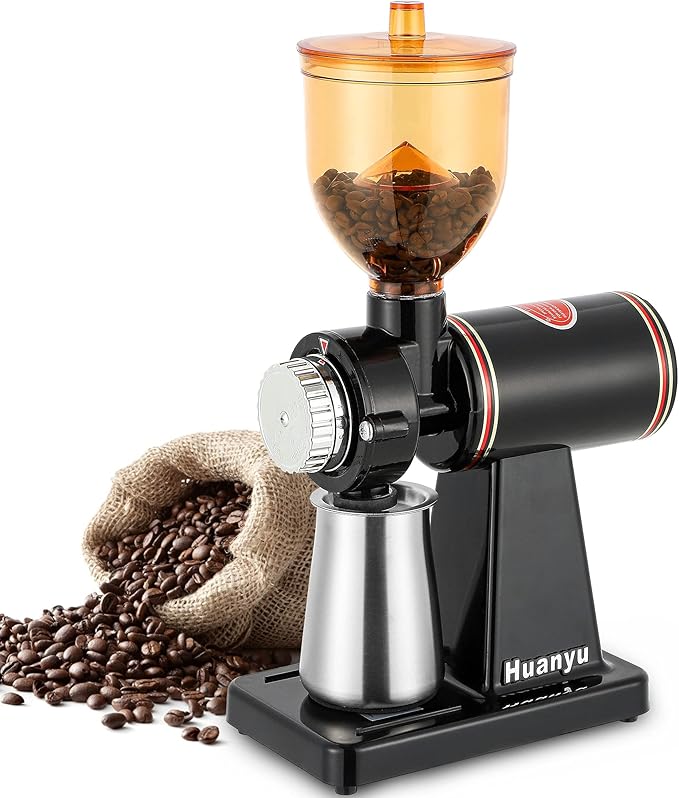 Huanyu Electric Coffee Bean Grinder 250G Commercial&Home Milling