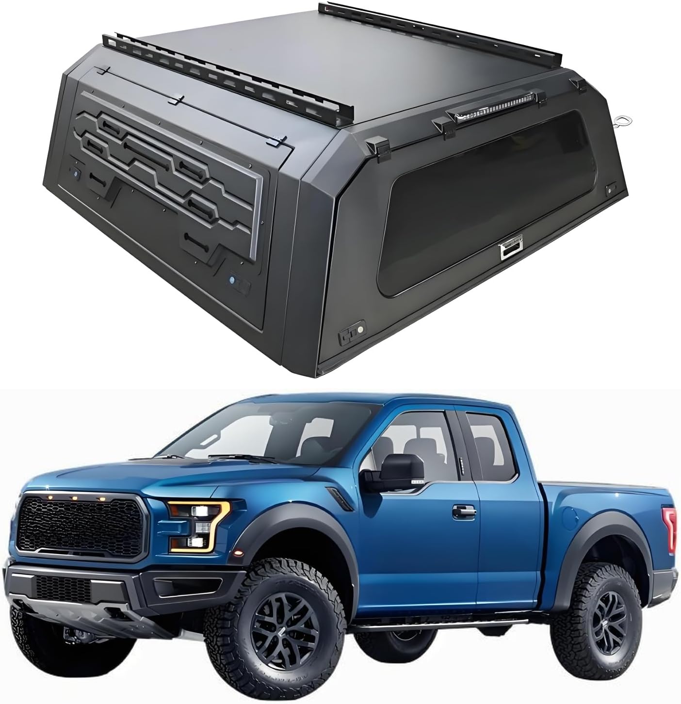 Amazon.com: Hynex Hard Top Pickup Truck Topper Bed Cap Canopy for Ford ...