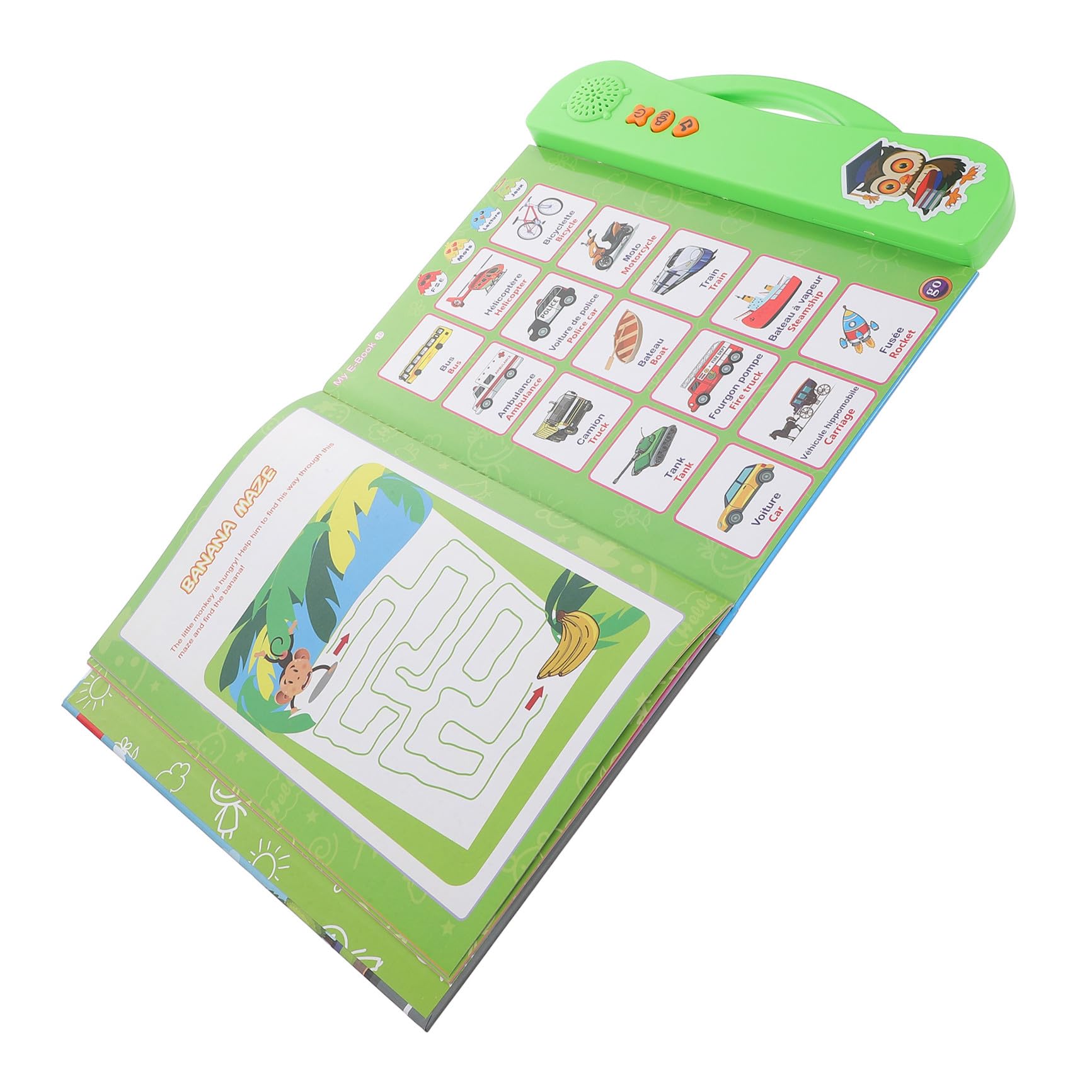 Libro Electrónico Bilingüe Francés E Inglés para Niños