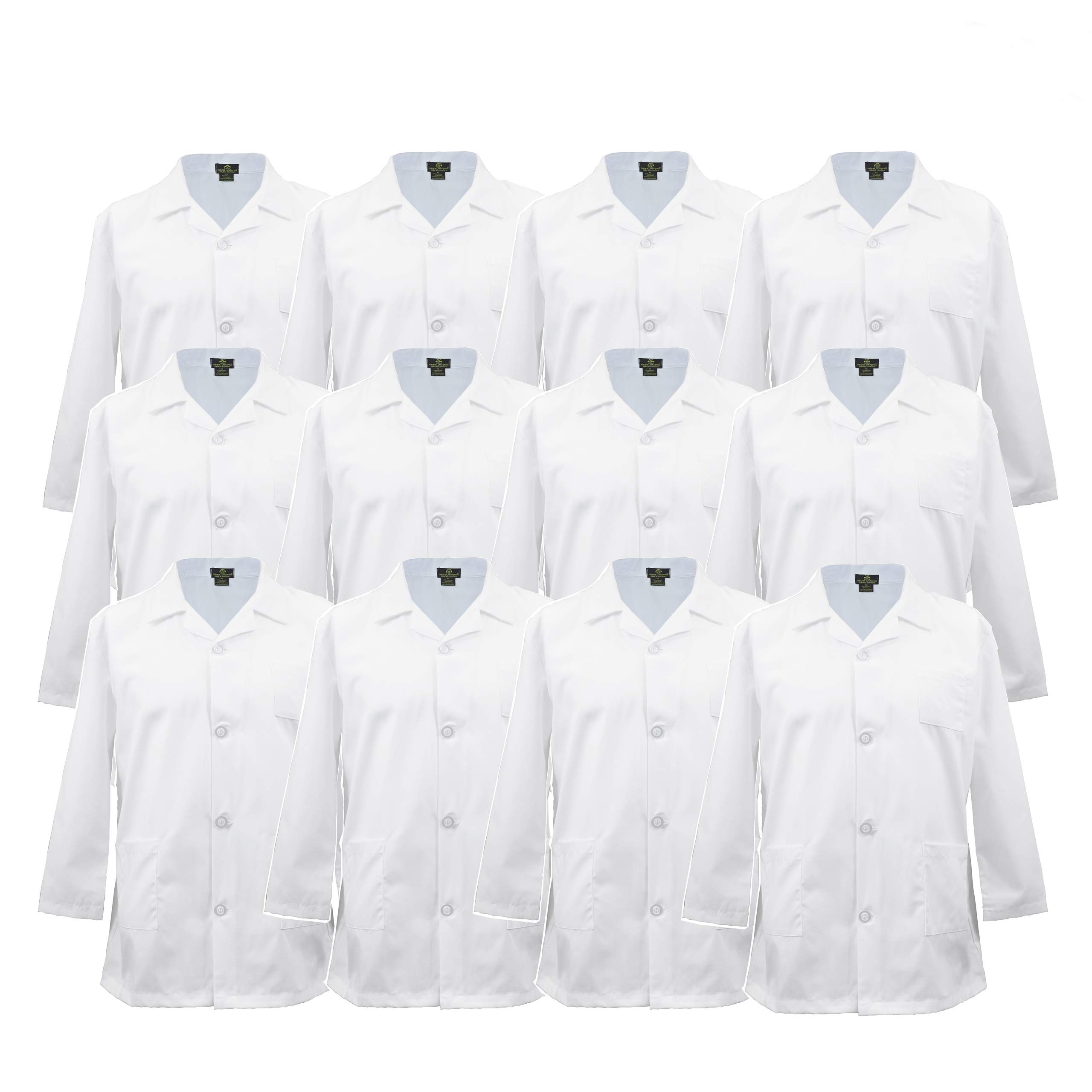 Natural Uniforms niño Bata de laboratorio 43621 12pk blanca
