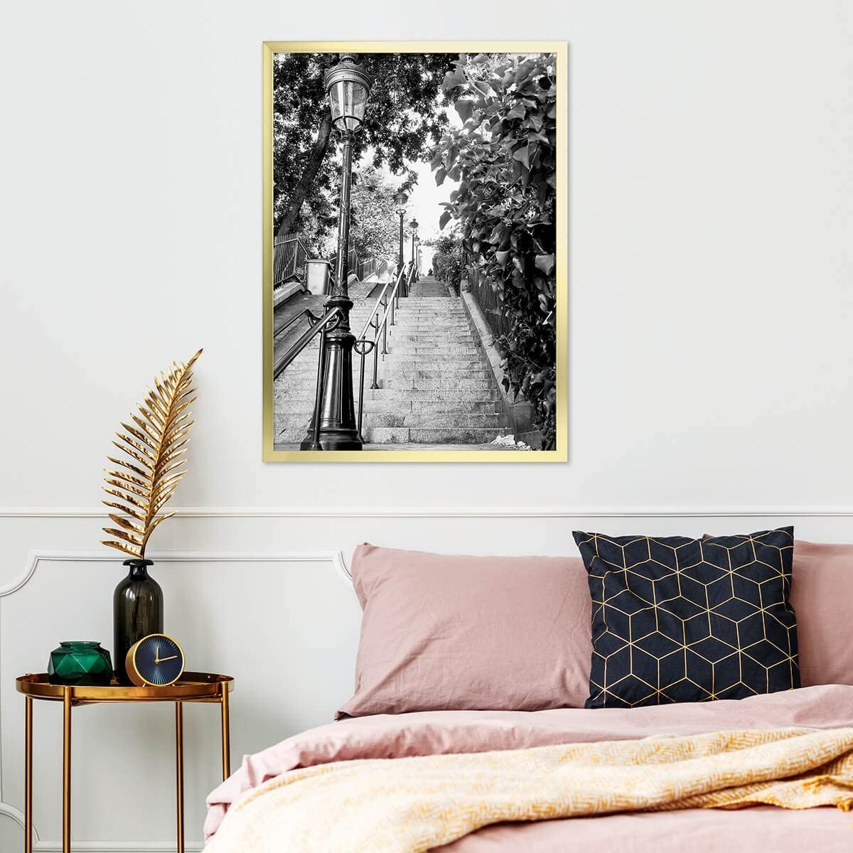 Ceanothe Cadre Photo 50x70 cm Doré Moderne et Elégant Convient au A2 et Affiche Poster-Collection PRECIOUS Verre acrylique Incassable - Fabriqué en France