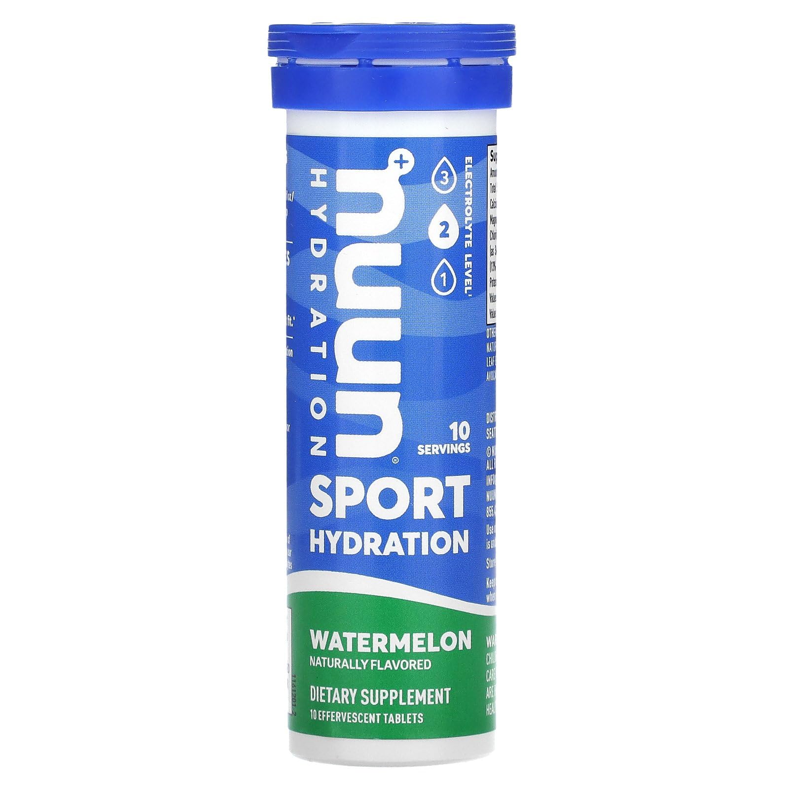 Nuun, BEV Tube Watermelon, 10 Tablets