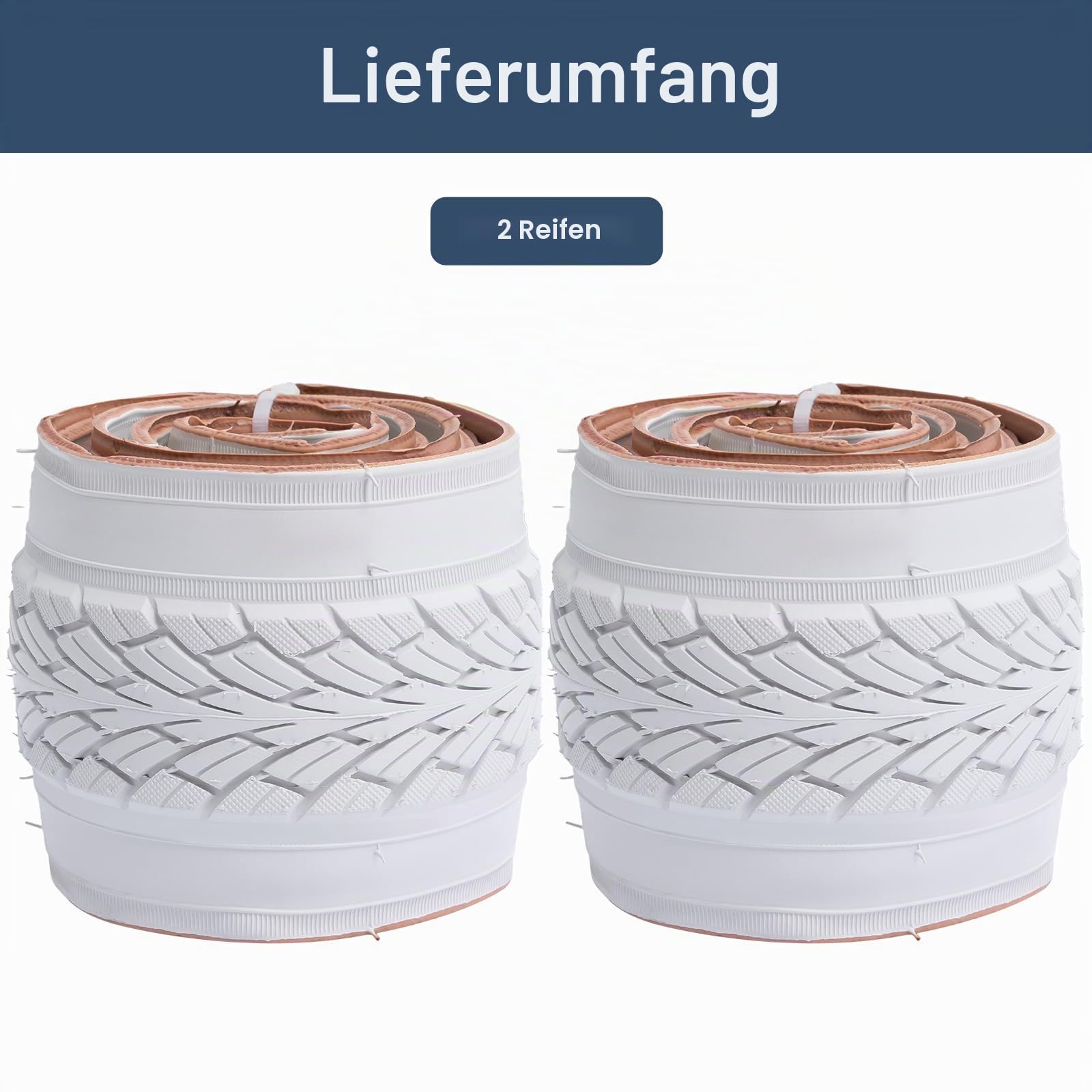 YunSCM 2Pcs Faltbare 700C Fahrradreifen 700x45C Reifen 47-622 Kompatibel Stadt/Straße 700x43C 700x44C 700 x 45C 700x46C 700x47C Mantel