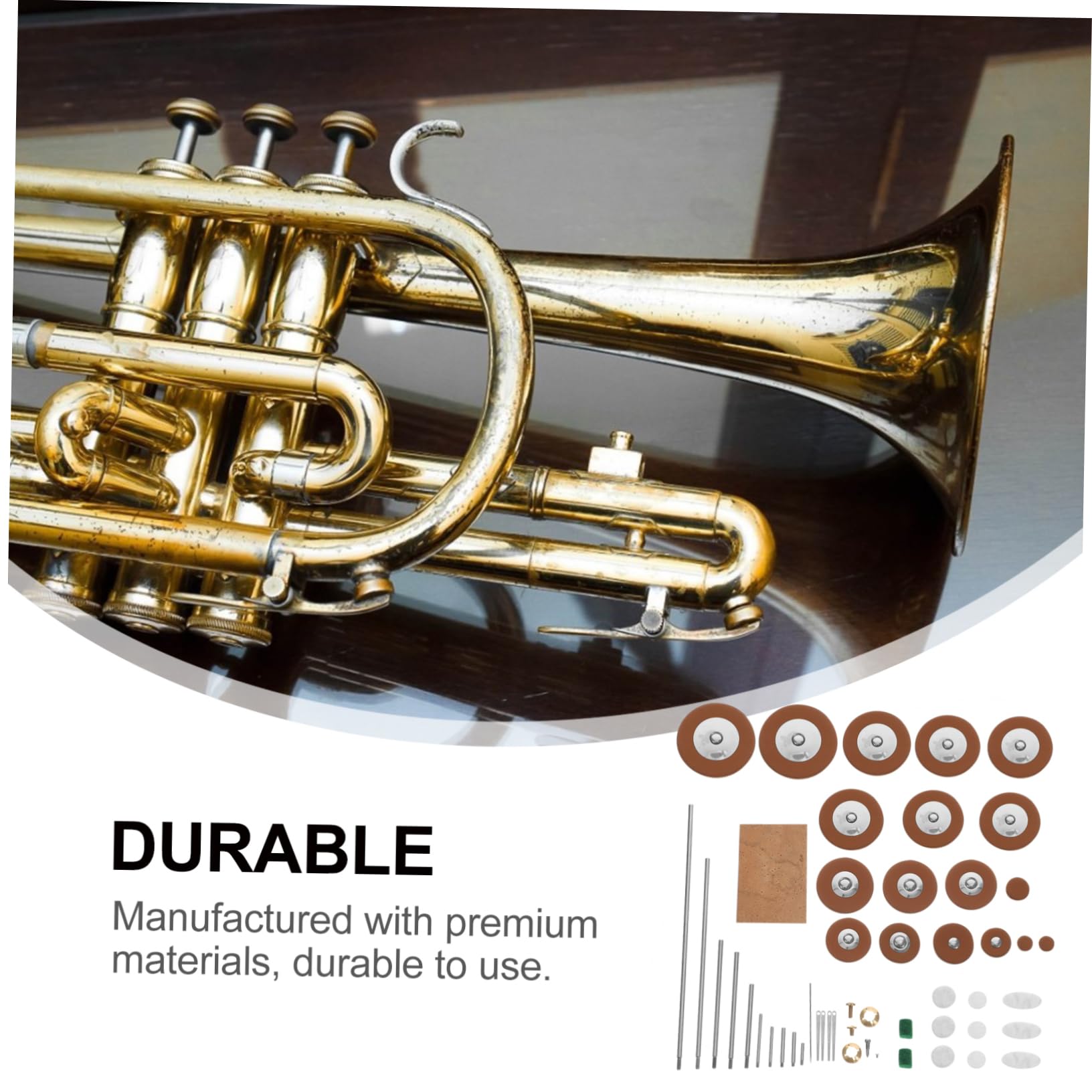 ibasenice Kit di Riparazione per Sassofono Contralto Parti di Riparazione Viti Cuscinetti Accessori per Manutenzione Strumenti a Fiato Sax Contralto