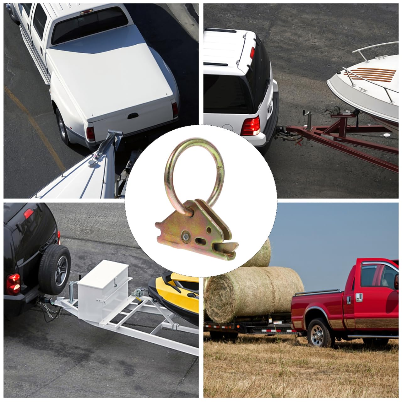Vaguelly Sangles E Track pour Camions 10 Pièces