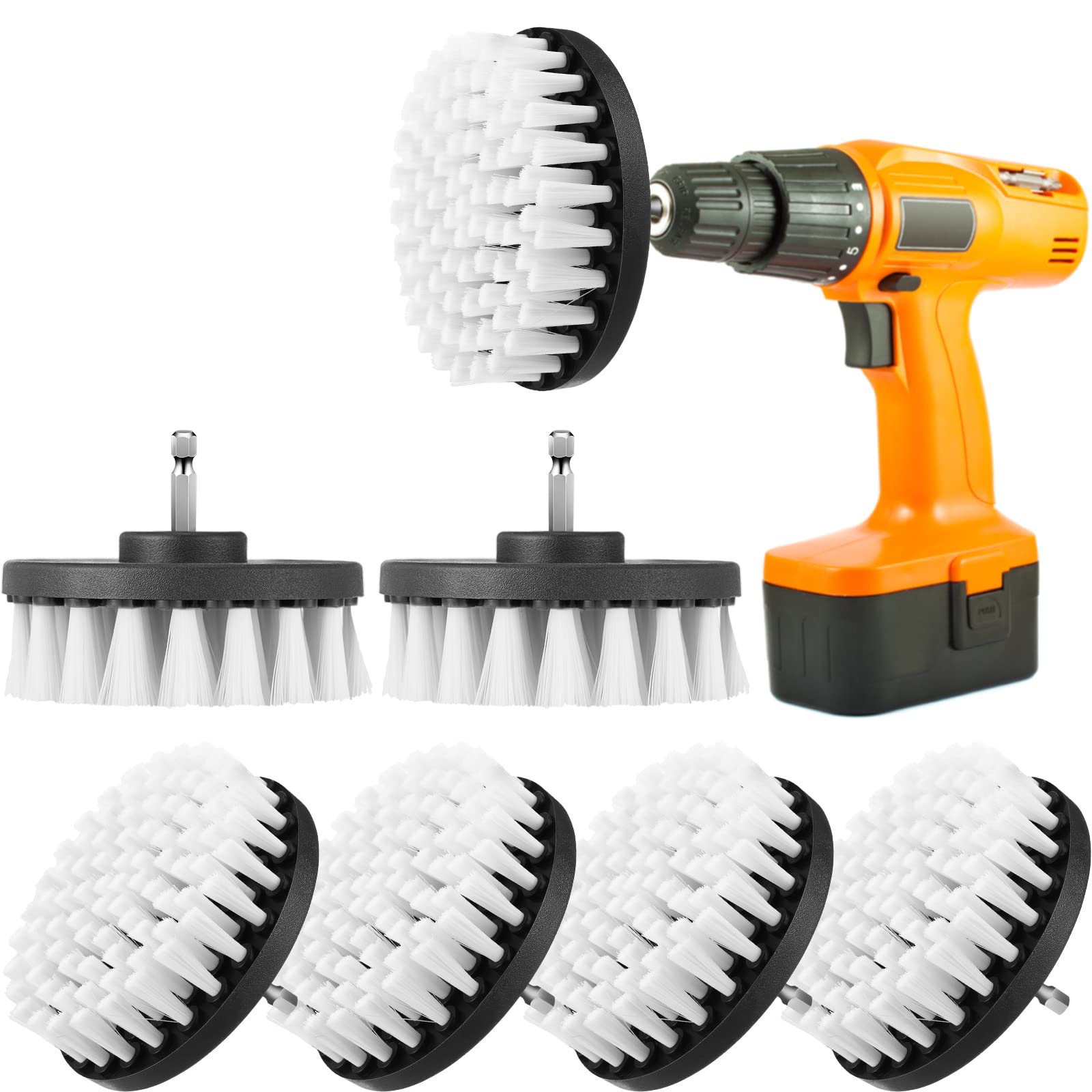 Brosses de nettoyage pour perceuse kit baignoire douche cuisine carrelage