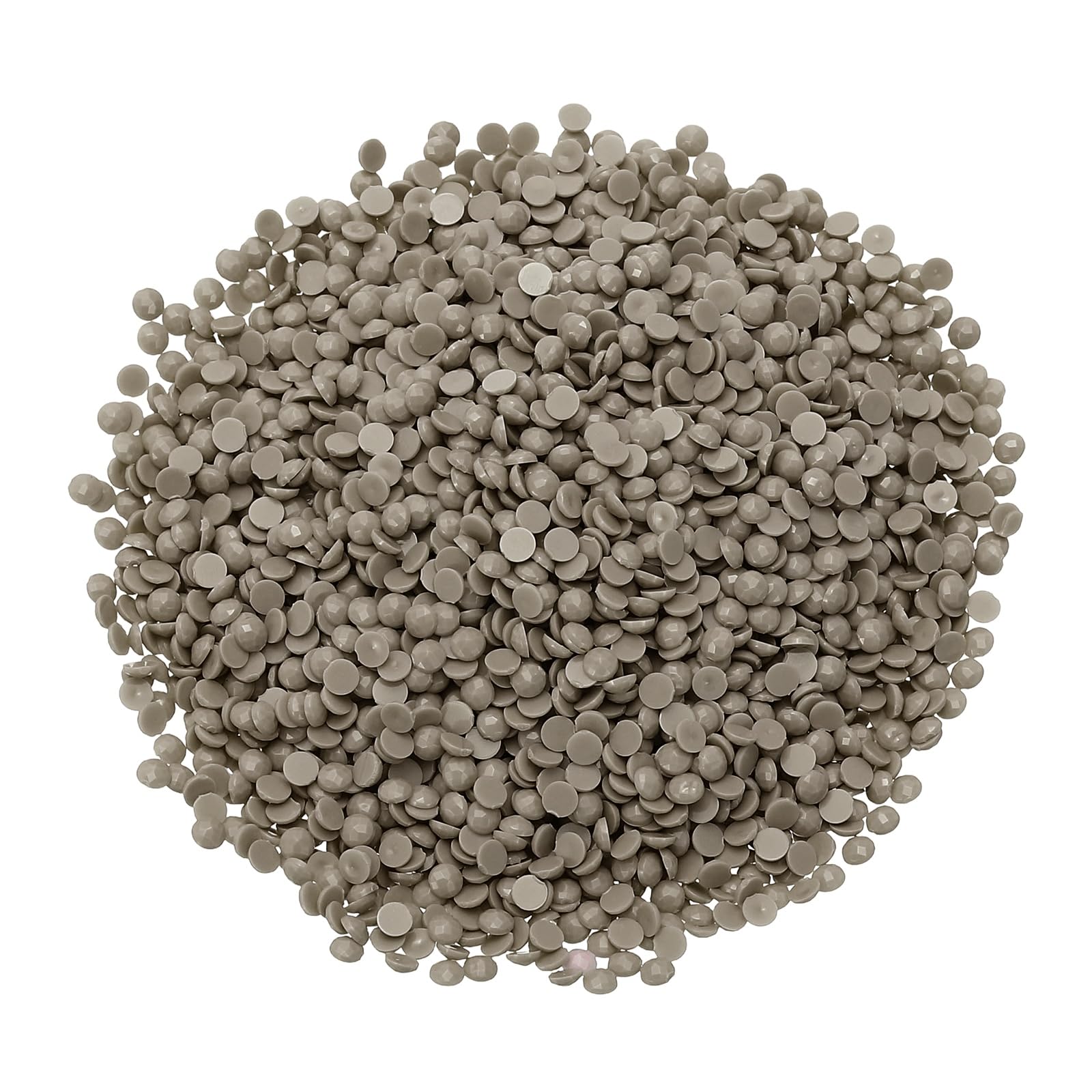 PATIKIL 6000 Pcs Diamond Art Painting Replacement Beads, Resin Crystal Painting Rhinestones, Diamond Art Accessories for Nails Crafts DIY Makeup, Dark Yellow Grey